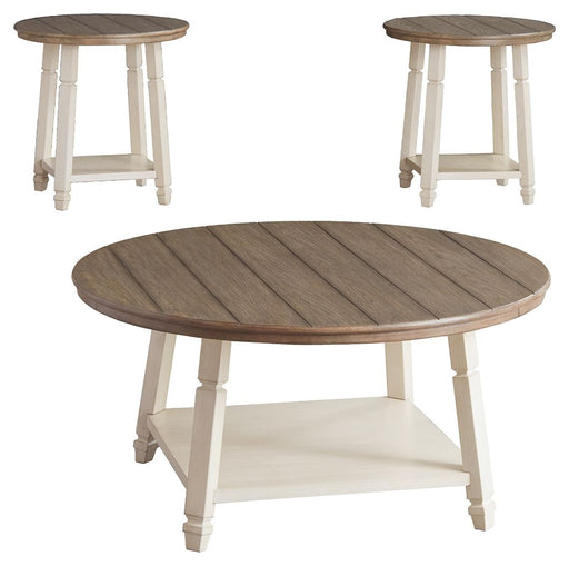 Bolanbrook - White / Brown / Beige - Occasional Table Set (Set of 3) Capital Discount Furniture Home Furniture, Furniture Store