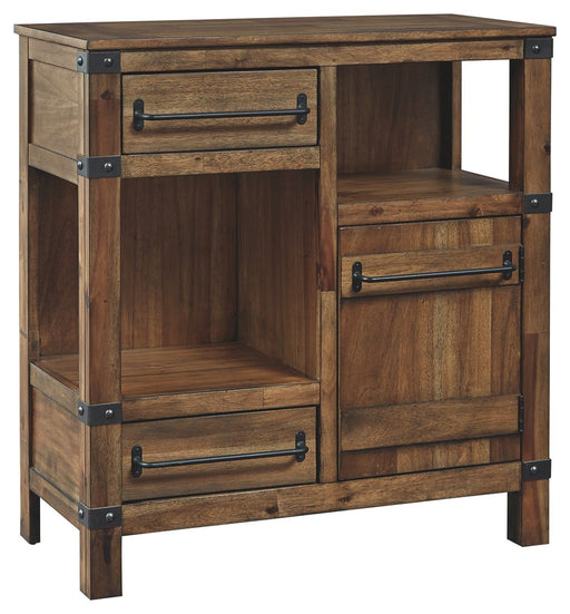 Roybeck - Light Brown / Bronze - Accent Cabinet Capital Discount Furniture Home Furniture, Furniture Store