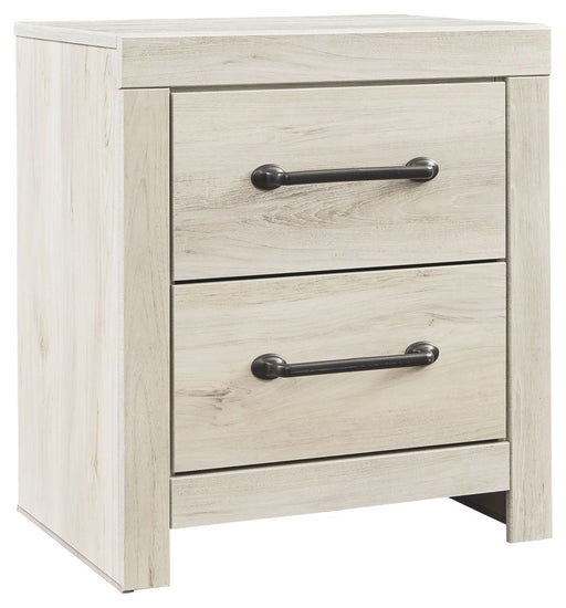 Cambeck - Whitewash - Two Drawer Night Stand Capital Discount Furniture Home Furniture, Furniture Store