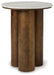 Henfield - Beige / Brown - Accent Table Capital Discount Furniture Home Furniture, Furniture Store