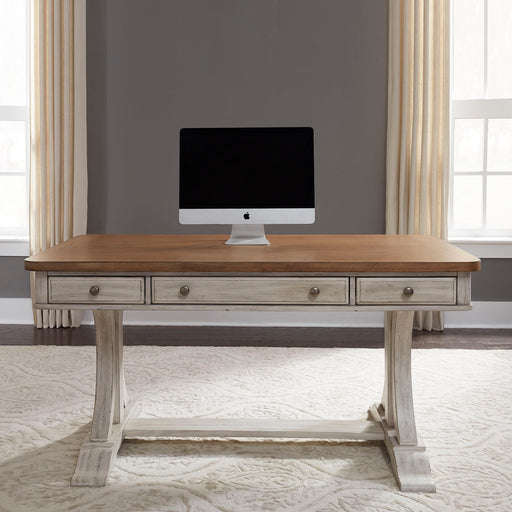 Farmhouse Reimagined - Writing Desk - White Capital Discount Furniture Home Furniture, Furniture Store