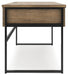 Montia - Light Brown - Home Office Desk Capital Discount Furniture Home Furniture, Furniture Store