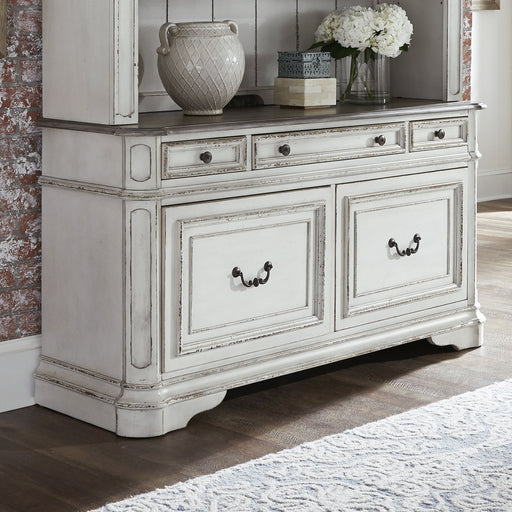 Magnolia Manor - Credenza - White Capital Discount Furniture Home Furniture, Furniture Store