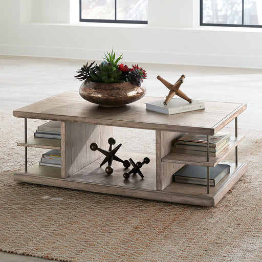 City Scape - Cocktail Table - Burnished Beige Capital Discount Furniture Home Furniture, Furniture Store