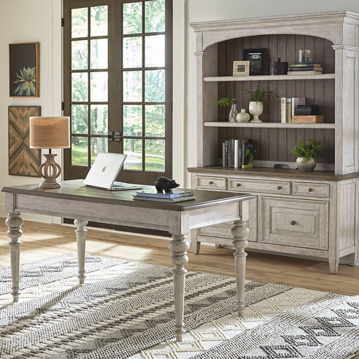 Heartland - Complete Desk - White Capital Discount Furniture Home Furniture, Furniture Store