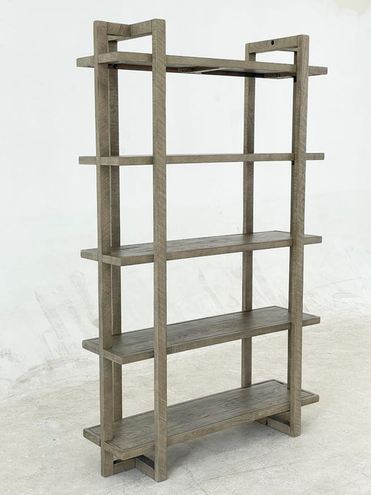 Bergton - Distressed Gray - Bookcase Capital Discount Furniture Home Furniture, Furniture Store