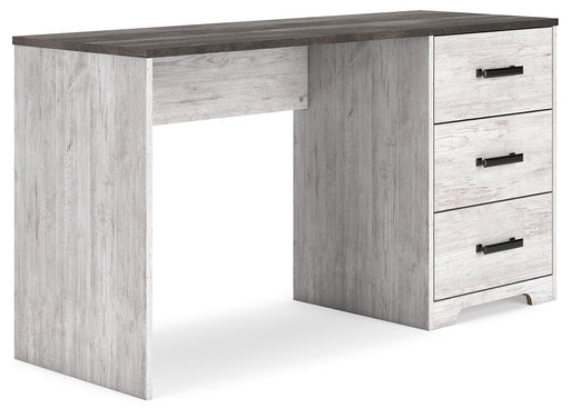 Shawburn - White / Dark Charcoal Gray - Home Office Desk Capital Discount Furniture Home Furniture, Furniture Store