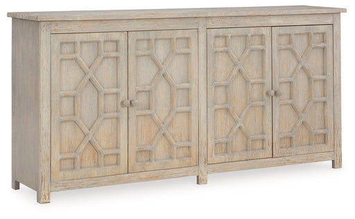 Caitrich - Distressed Blue - Accent Cabinet Capital Discount Furniture Home Furniture, Furniture Store