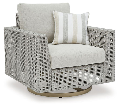 Seton Creek - Gray - Swivel Lounge With Cushion Capital Discount Furniture Home Furniture, Furniture Store