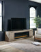 Krystanza - Weathered Gray - TV Stand With Wide Fireplace Insert Capital Discount Furniture Home Furniture, Furniture Store