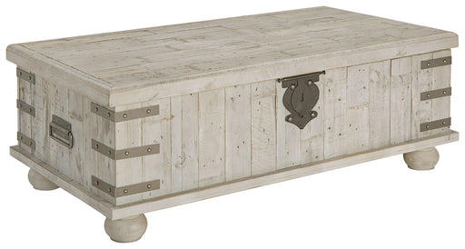 Carynhurst - White Wash Gray - Lift Top Cocktail Table Capital Discount Furniture Home Furniture, Furniture Store