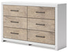 Charbitt - Two-tone - Six Drawer Dresser Capital Discount Furniture Home Furniture, Furniture Store
