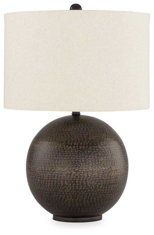 Hambell - Black / Gold Finish - Metal Table Lamp Capital Discount Furniture Home Furniture, Furniture Store