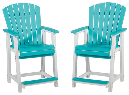 Eisely - Turquoise / White - Barstool (Set of 2) Capital Discount Furniture Home Furniture, Furniture Store