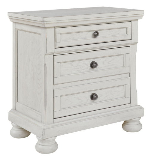 Robbinsdale - Antique White - Two Drawer Night Stand Capital Discount Furniture Home Furniture, Furniture Store