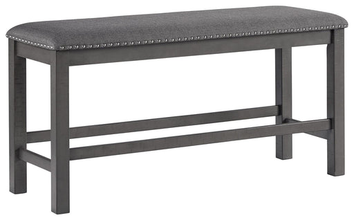 Myshanna - Gray - Double Uph Bench Capital Discount Furniture Home Furniture, Furniture Store