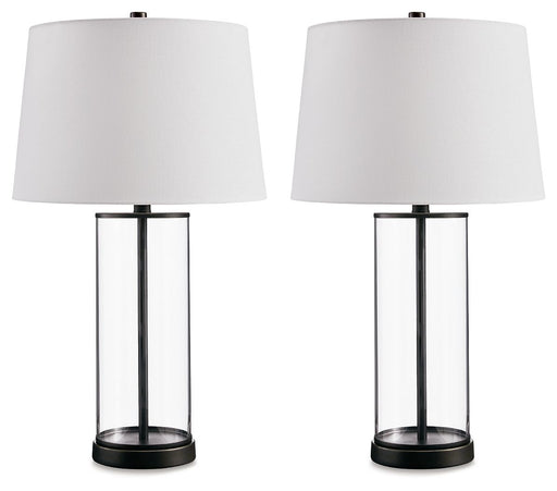 Wilmburgh - Clear / Bronze Finish - Glass Table Lamp (Set of 2) Capital Discount Furniture Home Furniture, Furniture Store