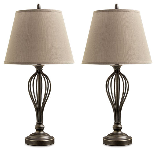 Ornawell - Antique Bronze Finish - Metal Table Lamp (Set of 2) Capital Discount Furniture Home Furniture, Furniture Store