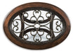 Norcastle - Dark Brown - Oval Cocktail Table Capital Discount Furniture Home Furniture, Furniture Store