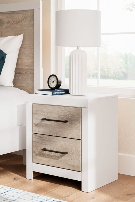 Charbitt - Two-tone - Two Drawer Night Stand Capital Discount Furniture Home Furniture, Furniture Store