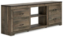 Trinell - Brown - 72" TV Stand W/Fireplace Option Capital Discount Furniture