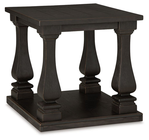 Wellturn - Black - Rectangular End Table Capital Discount Furniture Home Furniture, Furniture Store