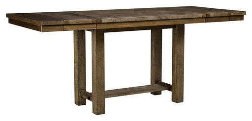 Moriville - Grayish Brown - Rectangular Dining Room Counter Extension Table Capital Discount Furniture Home Furniture, Furniture Store