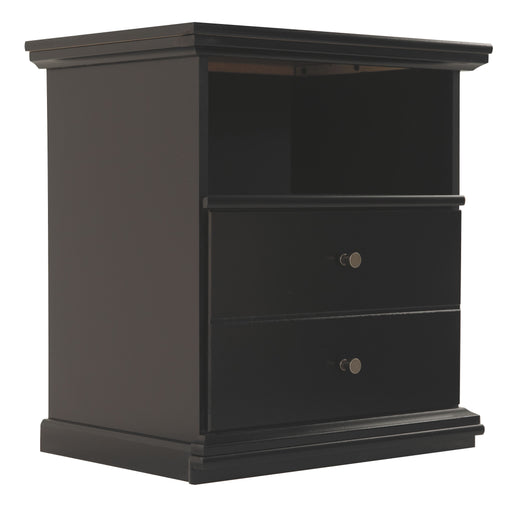 Maribel - Black - One Drawer Night Stand Capital Discount Furniture Home Furniture, Furniture Store