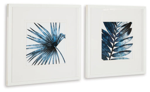 Breelen - Blue / White - Wall Art Set (Set of 2) Capital Discount Furniture Home Furniture, Furniture Store