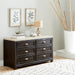Heatherbrook - 2 Piece Home Office Desk Set - Black Capital Discount Furniture Home Furniture, Furniture Store