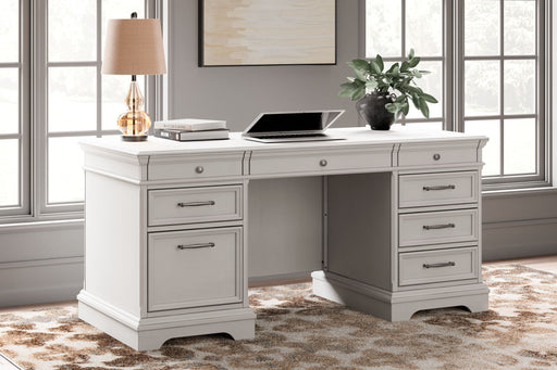 Kanwyn - Whitewash - Home Office Desk With Eight Drawers Capital Discount Furniture Home Furniture, Furniture Store