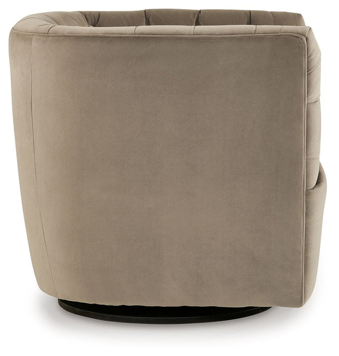 Hayesler - Cocoa - Swivel Accent Chair Capital Discount Furniture Home Furniture, Furniture Store