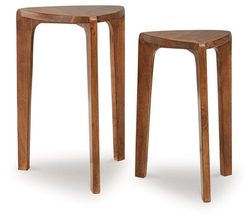 Brynnleigh - Medium Brown - Accent Table Set (Set of 2) Capital Discount Furniture Home Furniture, Furniture Store