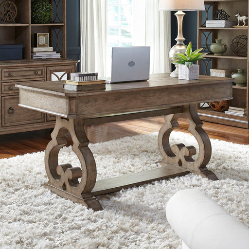 Simply Elegant - Writing Desk - Light Brown Capital Discount Furniture Home Furniture, Furniture Store