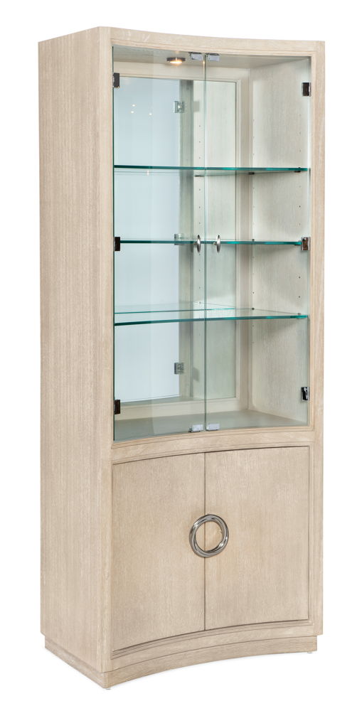 Nouveau Chic - Display Cabinet - Light Brown Capital Discount Furniture Home Furniture, Furniture Store