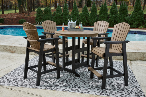 Fairen Trail - Black / Driftwood - 5 Pc. - Dining Set With 4 Chairs Capital Discount Furniture Home Furniture, Furniture Store