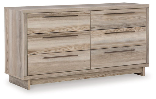 Hasbrick - Tan - Six Drawer Dresser Capital Discount Furniture Home Furniture, Furniture Store