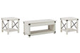 Bayflynn - Whitewash - 3 Pc. - Coffee Table, 2 End Tables Capital Discount Furniture Home Furniture, Furniture Store