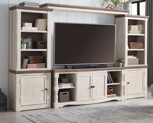 Havalance - Brown / Beige - 4 Pc. - Entertainment Center - 67" TV Stand Capital Discount Furniture