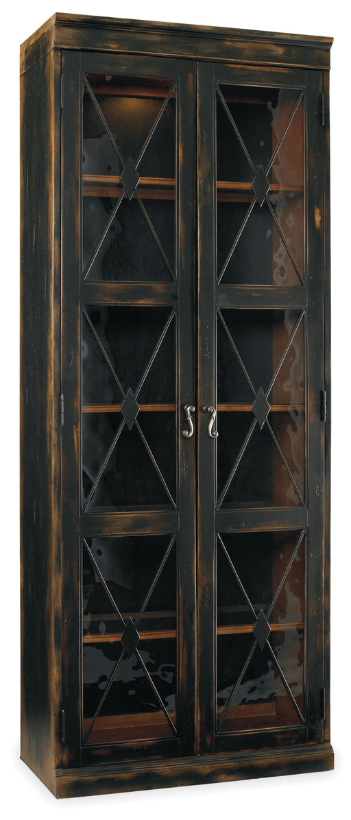 Sanctuary - 2-Door Thin Display Cabinet - Ebony Capital Discount Furniture Home Furniture, Furniture Store