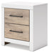 Charbitt - Two-tone - Two Drawer Night Stand Capital Discount Furniture Home Furniture, Furniture Store
