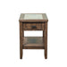 Mesa Valley - Chair Side Table - Dark Brown Capital Discount Furniture Home Furniture, Furniture Store