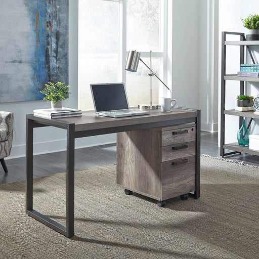 Tanners Creek - 2 Piece Home Office Desk Set - Dark Gray Capital Discount Furniture Home Furniture, Furniture Store
