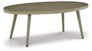 Swiss Valley - Beige - Oval Cocktail Table Capital Discount Furniture Home Furniture, Furniture Store