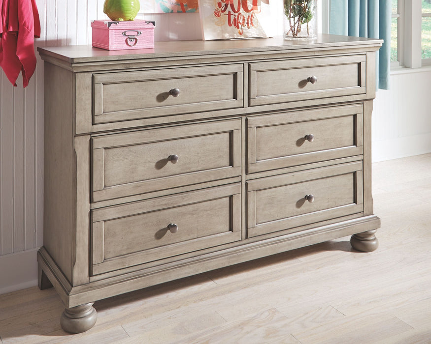 Lettner - Light Gray - 6 Drawer Dresser, Mirror Capital Discount Furniture Home Furniture, Furniture Store