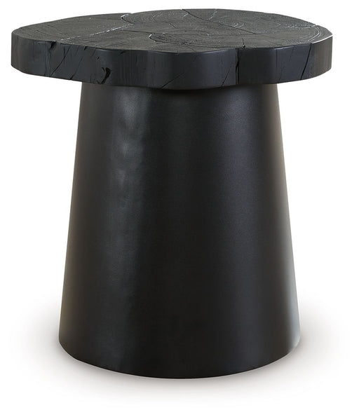 Wimbell - Black - Round End Table Capital Discount Furniture Home Furniture, Furniture Store