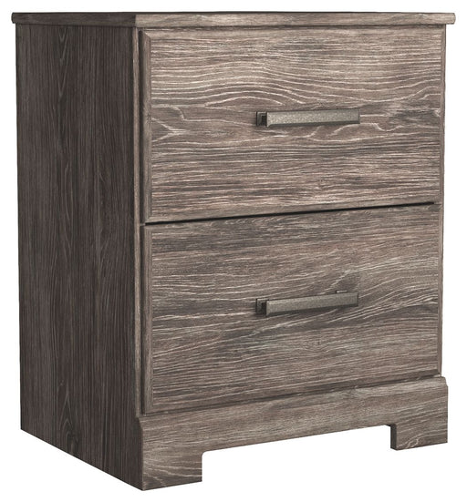Ralinksi - Gray - Two Drawer Night Stand Capital Discount Furniture Home Furniture, Furniture Store
