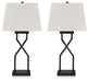 Brookthrone - Black - Metal Table Lamp (Set of 2) Capital Discount Furniture Home Furniture, Furniture Store