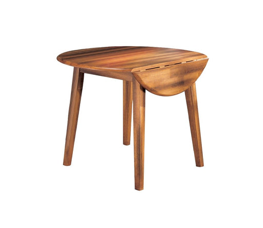 Berringer - Rustic Brown - Round Drm Drop Leaf Table Capital Discount Furniture Home Furniture, Furniture Store