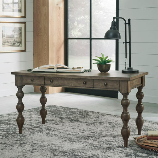 Americana Farmhouse - Writing Desk - Light Brown Capital Discount Furniture Home Furniture, Furniture Store